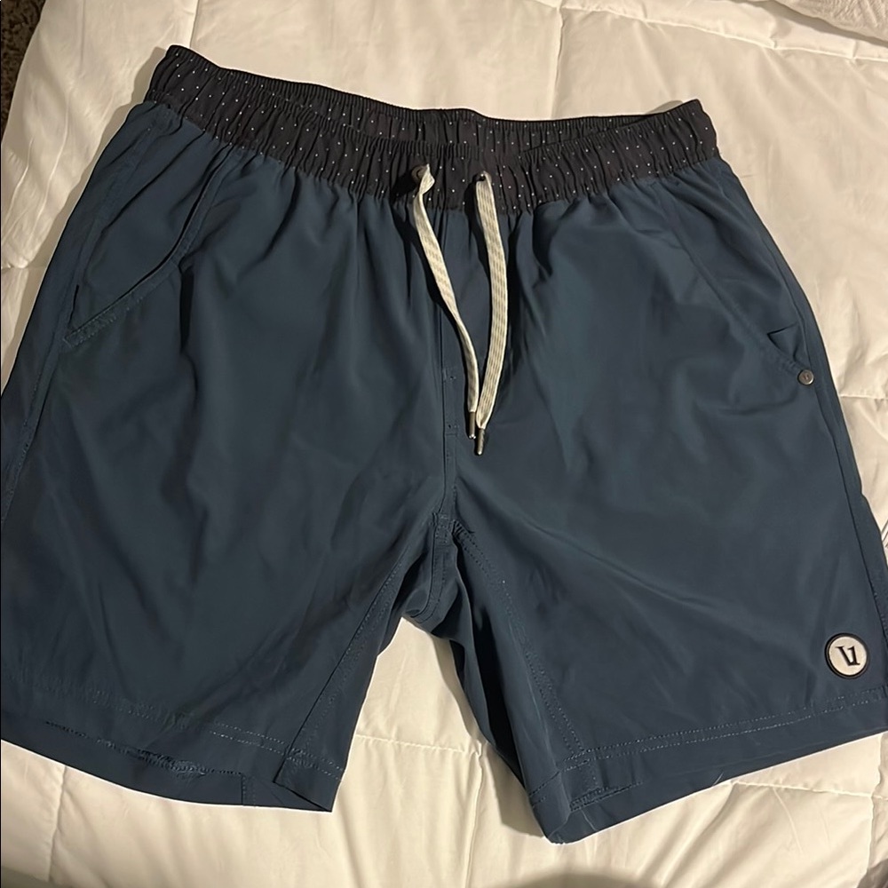 Vuori Blue Athletic Shorts- like new